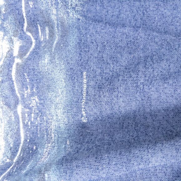 Vintage Art Unlimited Winter Cabin All Over Print Mock Neck Sweatshirt XL - Picture 6 of 13